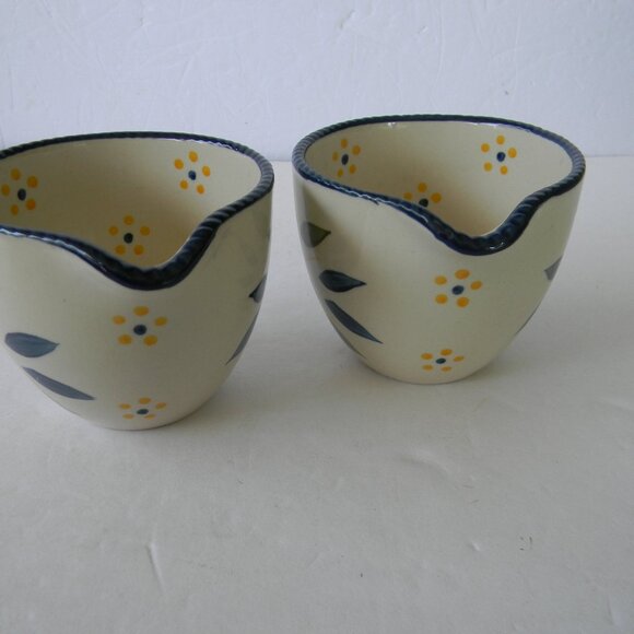 NEW TEMP-TATIONS OLD WORLD CONFETTI SET OF 2 8OZ RAMEKINS W/POUR SPOUTS - Picture 6 of 6